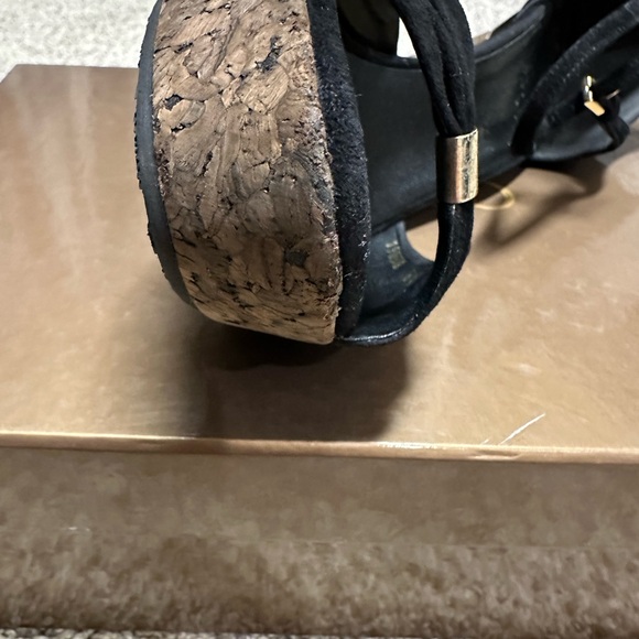 Authentic Gucci Corkscrew & Suede Wedge Platforms - Picture 10 of 11